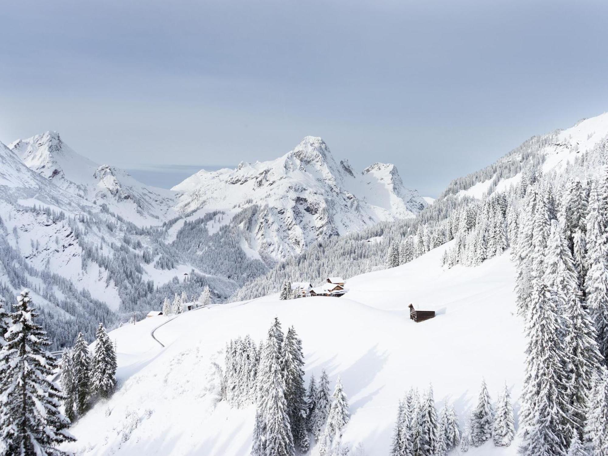 Apartment In Schroecken Near Ski Area 외부 사진